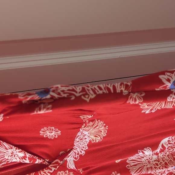 Free People Blue Hawaii Mini Dress S/M Red - Picture 8 of 8